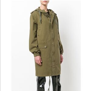 ⭕️ YSL SAINT LAURENT Long Parka Khaki Jacket Coat
